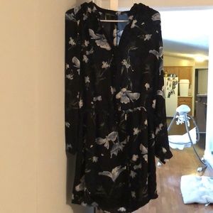 Dalia long sleeve floral dress